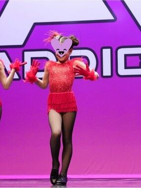 IC Weissman red costume w fringe